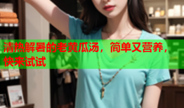 清热解暑的老黄瓜汤，简单又营养，快来试试