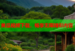 黄瓜视频下载，畅享无限精彩内容