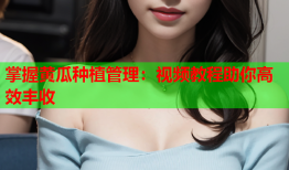 掌握黄瓜种植管理：视频教程助你高效丰收
