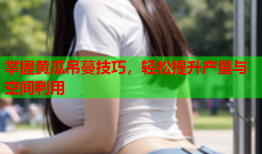 掌握黄瓜吊蔓技巧，轻松提升产量与空间利用