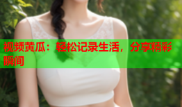 视频黄瓜：轻松记录生活，分享精彩瞬间