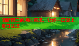 清新爽口的凉拌黄瓜，让你一口爱上夏日味道