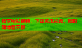 畅享精彩视频，下载黄瓜视频，随时随地看不停
