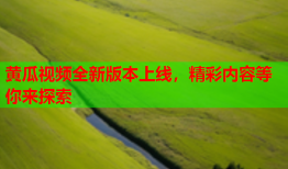 黄瓜视频全新版本上线，精彩内容等你来探索