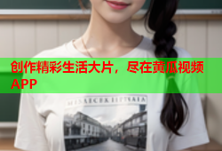 创作精彩生活大片，尽在黄瓜视频APP