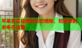 苹果黄瓜视频新动态揭秘，短视频的未来在这里