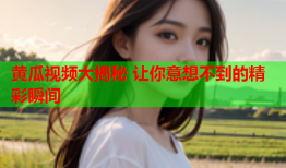 黄瓜视频大揭秘 让你意想不到的精彩瞬间