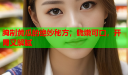 腌制黄瓜的绝妙秘方，脆嫩可口，开胃又解腻