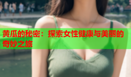 黄瓜的秘密：探索女性健康与美丽的奇妙之旅